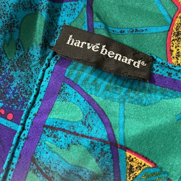 Harvé Bernard Silk Rectangular Scarf - Picture 2 of 6
